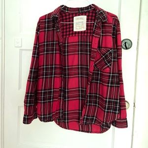 Garage Flannel Top